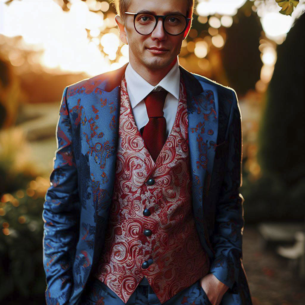 fotografia di matrimonio, sposo al tramonto